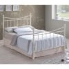 Alderley Metal King Size Bed In Ivory