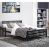 Meridian Metal King Size Bed In Black