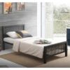 Meridian Metal Single Bed In Black