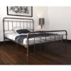 Wilmslow Metal King Size Bed In Bronze