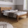 Rio Pine Wood Small Double Bed In Pine