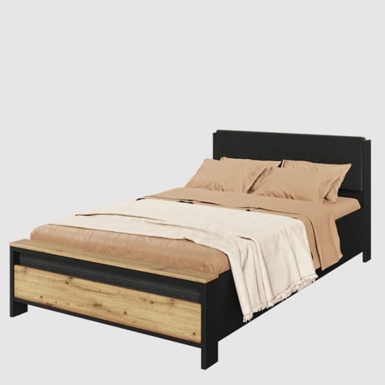 Swift Kids Wooden Double Bed In Artisan Oak