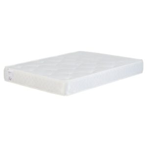 Akron Fabric King Size Mattress In Ivory