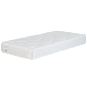 Akron Fabric Single Mattress In Ivory