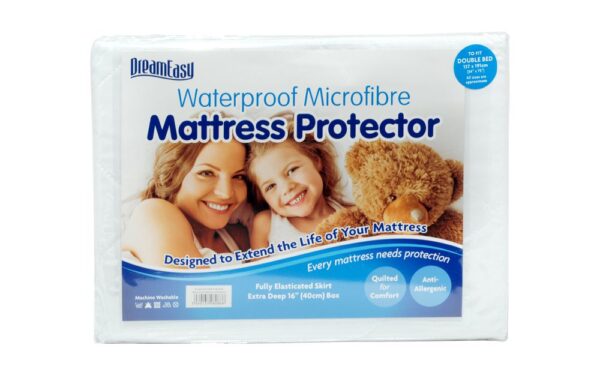 Dreameasy Luxury Waterproof Mattress Protector, Superking