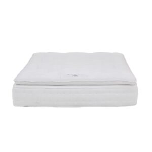 Saratoga Fabric King Size Pillowtop Mattress In White