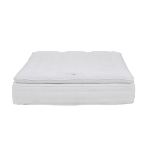 Saratoga Fabric King Size Pillowtop Mattress In White