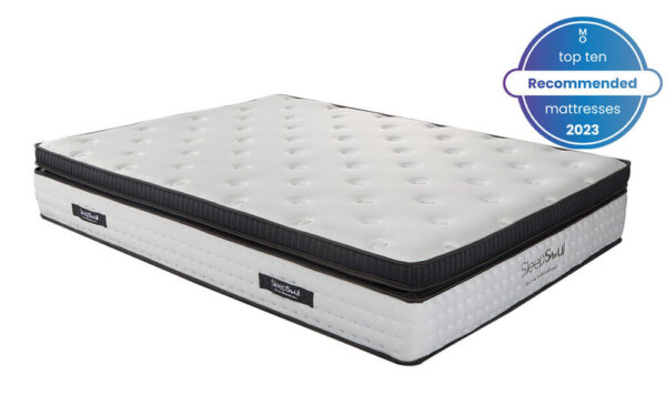 SleepSoul Luna 1000 Pocket Memory Pillow Top Mattress, Double