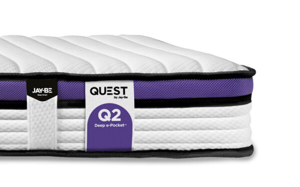 Jay-Be QUEST Q2 Deep e-Pocket Childrens Mattress, Single