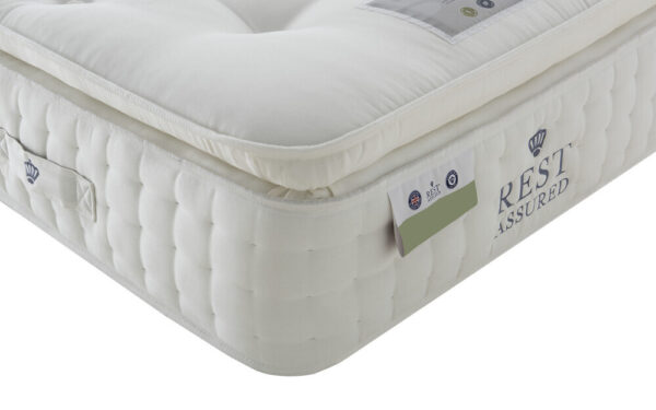 Rest Assured Knowlton 2000 Pocket Latex Pillow Top Mattress, Single