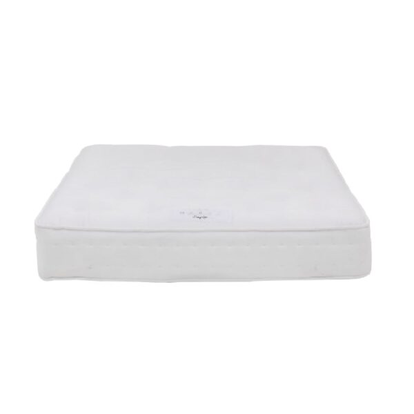 Saratoga 1400 Fabric Double Pocket Mattress In White